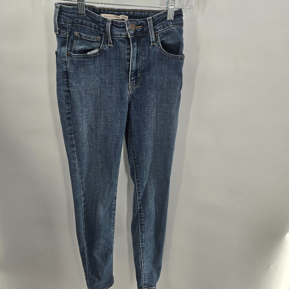 Levi's Blue 721 High Rise Skinny W25 L28